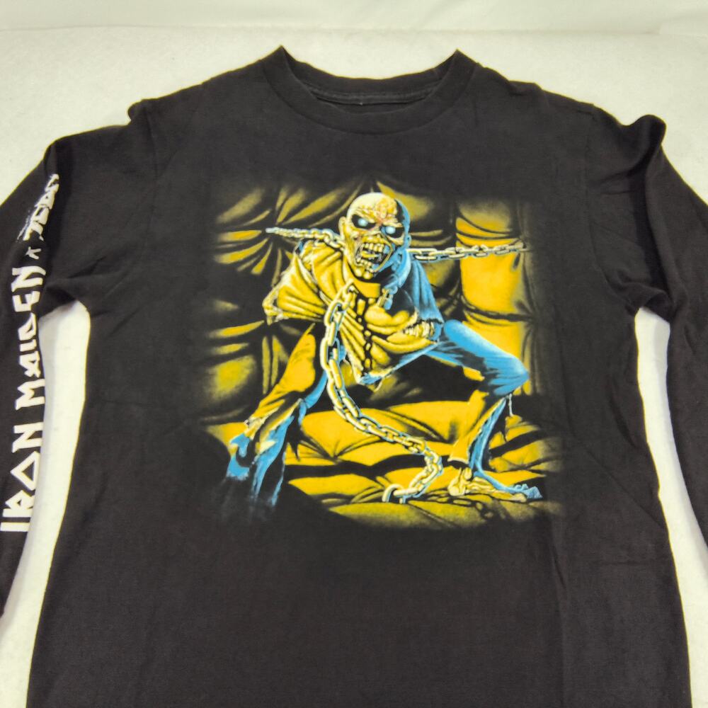 Iron Maiden Band Crew Neck Graphic T Shirt Mens Size Extra Large S Small Black